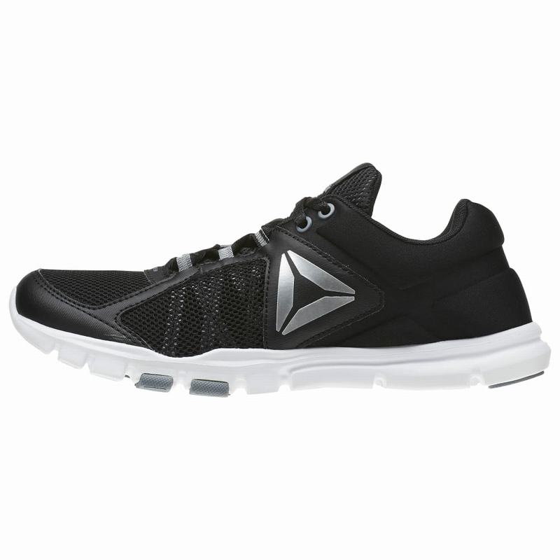 Adidasi Training Reebok Yourflex Trainette 9.0 Mt Dama Negrii/Albi Romania HB7865RS